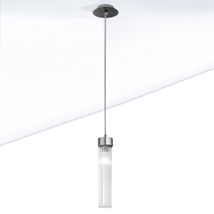 Kolarz 6009.30160 - Подвесная люстра RAGGIO 1xE14/25W/230V матовый хром