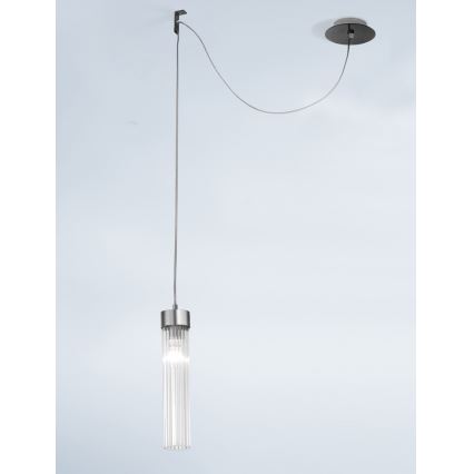 Kolarz 6009.30161 - Подвесная люстра RAGGIO 1xE14/25W/230V матовый хром