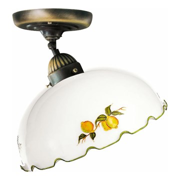 Kolarz 731.10.117 - Накладна люстра NONNA 1xE27/75W/230V, діаметр 30 см, мотив «лимони»