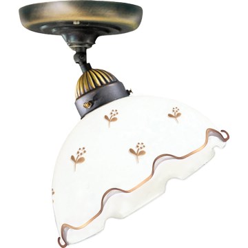 Kolarz 731.10.160 - Накладная люстра NONNA 1xE27/75W/230V, диаметр 20 см, с цветочным декором, розовое золото