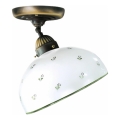 Kolarz 731.10.27 - Припотолочная люстра NONNA 1xE27/75W/230V диаметр 30 см зеленый