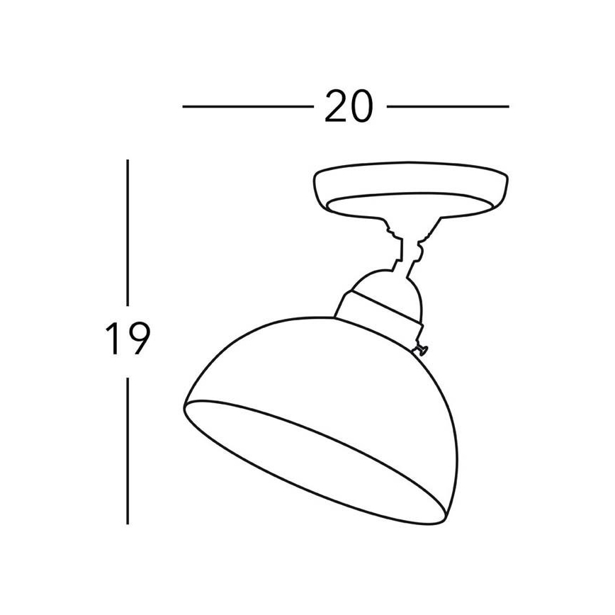 Kolarz 731.10.53 - Точковий світильник NONNA 1xE27/75W/230V