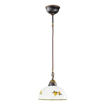 Kolarz 731.30.129 - Подвесная люстра NONNA 1xE27/75W/230V диаметр 30 см лимоны