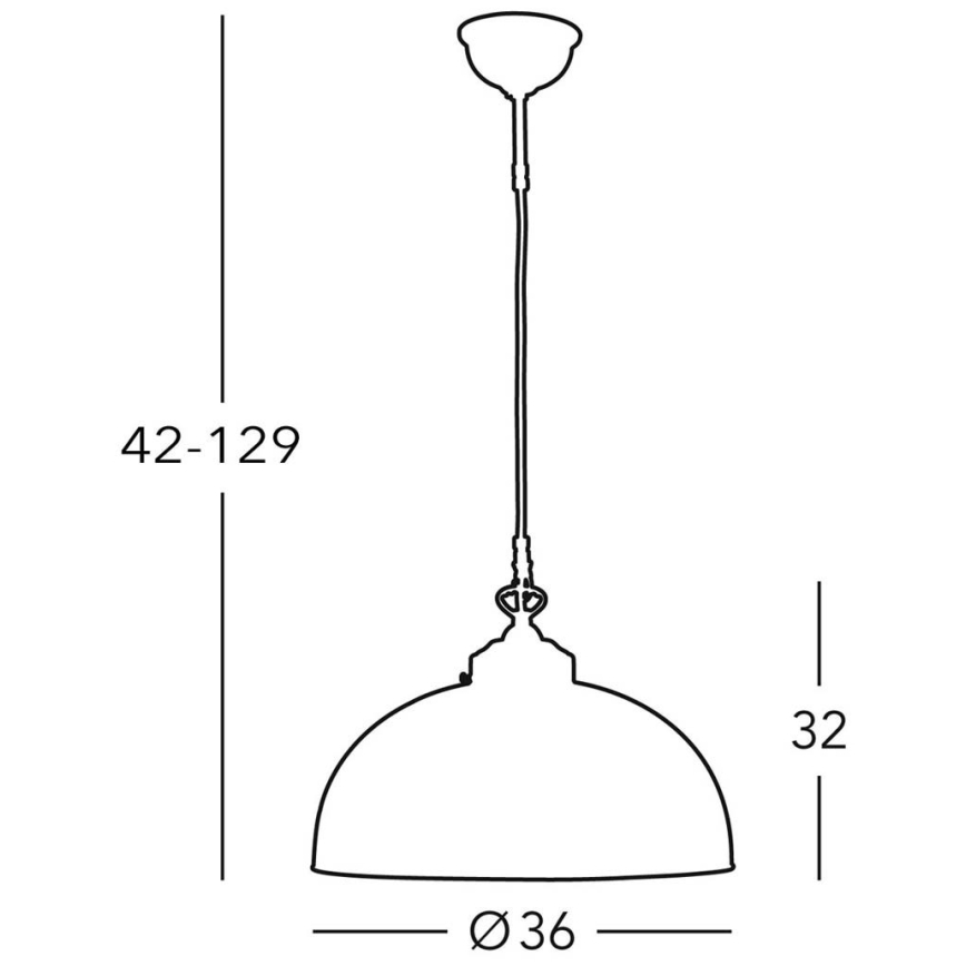 Kolarz 731.32.75 - Підвісна люстра NONNA 1xE27/75W/230V