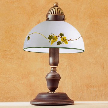 Kolarz 731.73.122 - Настольная лампа NONNA 1xE27/75W/230V винного цвета