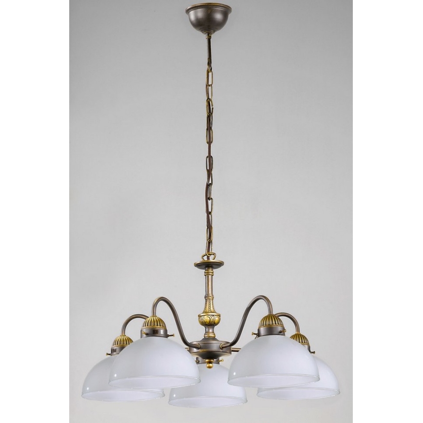 Kolarz 731.85.53 - Люстра на цепи NONNA 5xE27/75W/230V