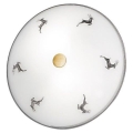Kolarz 731.U12.4.133 - Потолочный светильник NONNA 2xE14/60W/230V диаметр 32 см серый/латунь