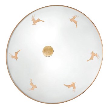 Kolarz 731.U12.4.150 - Настенный светильник NONNA 2xE14/60W/230V Ø 32 см, с оленьими рогами, цвет розовое золото