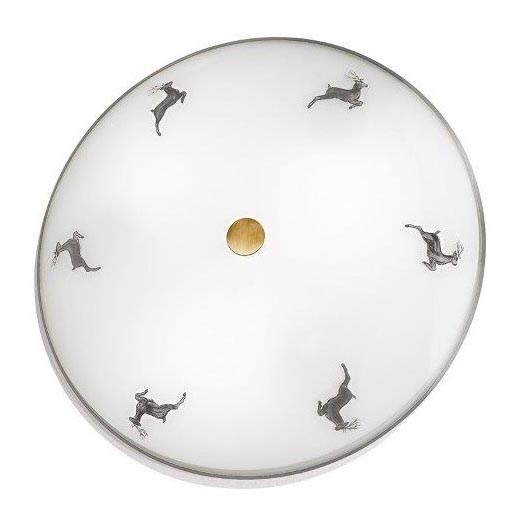 Kolarz 731.U13.4.133 - Потолочный светильник NONNA 3xE27/60W/230V диаметр 42 см серый/латунь