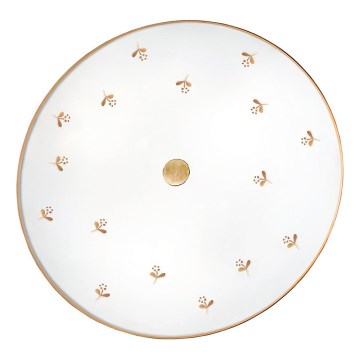 Kolarz 731.U13.4.160 - Настенный светильник NONNA 3xE27/60W/230V, диаметр 42 см, с цветочным рисунком, розовое золото