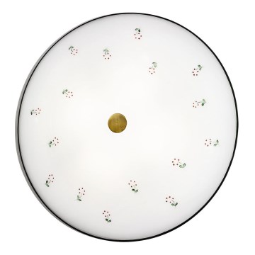 Kolarz 731.U14.4.70 - Потолочный светильник NONNA 4xE27/60W/230V диаметр 54 см зеленый/латунь