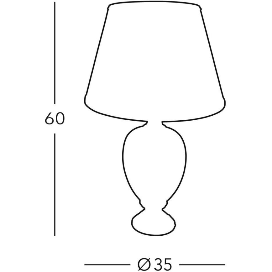 Kolarz 780.70 - Настільна лампа GIARDINO 1xE27/100W/230V