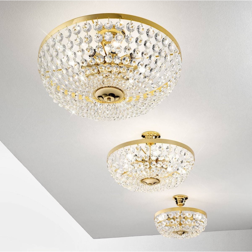Kolarz 960.16K.3 - Кришталева люстра на штанзі VALERIE 6xE14/40W/230V 24-каратне золото