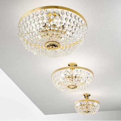 Kolarz 960.18K.3 - Кришталева люстра на штанзі VALERIE 8xE14/40W/230V золото 24K