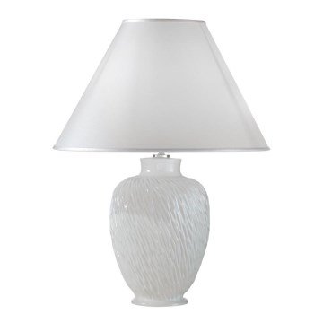 Kolarz A1340.71 - Настольная лампа  CHIARA 1xE27/100W/230V ⌀ 40 см белая