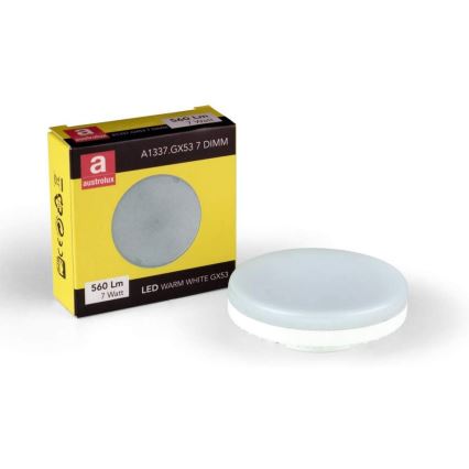 Kolarz A1344.10R.W - Светодиодный диммируемый потолочный светильник CLICK LED-GX53/7W/230V