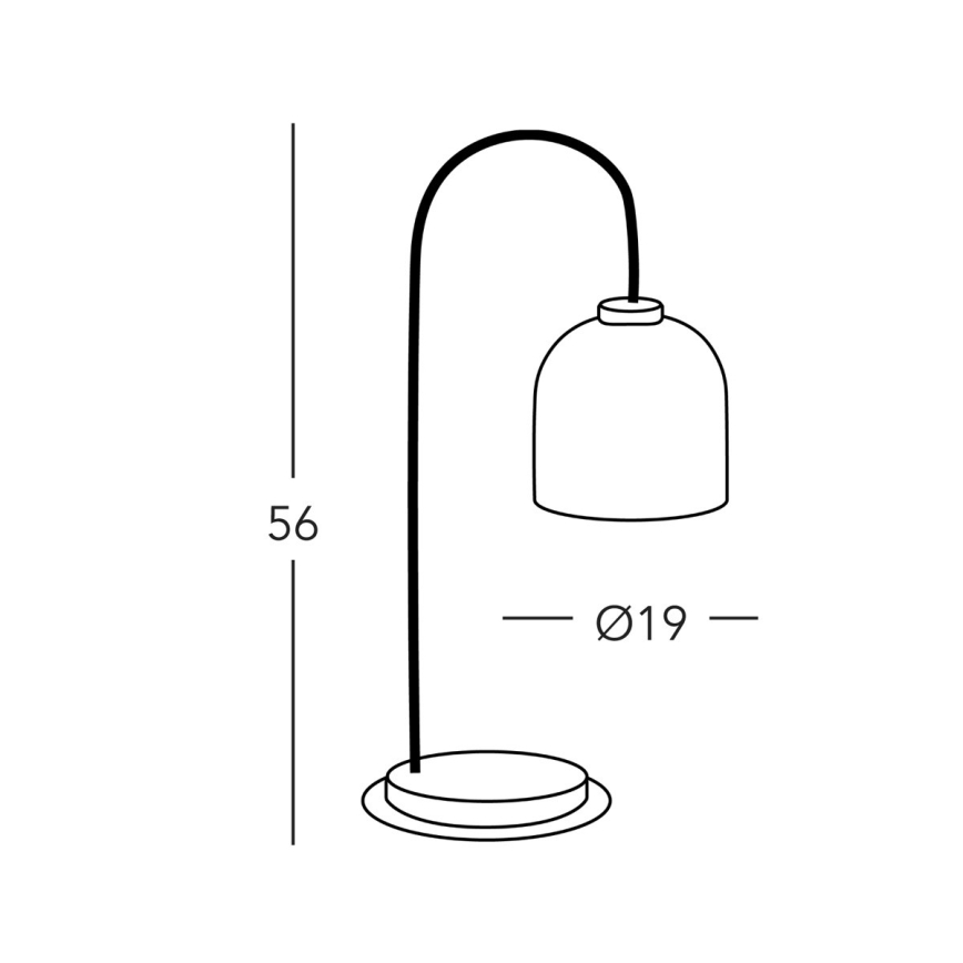Kolarz A1352.71.Au.100 - Настольная лампа NONNA 1xE27/60W/230V олень дуб/белый/золотистый