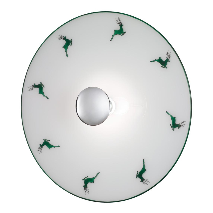 Kolarz A1353.61.XL.5.G.100 - Настінне світильник NONNA 1xE27/100W/230V оленячо-зелений