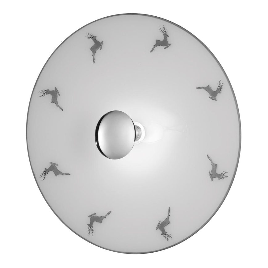 Kolarz A1353.61.XL.5.Gr.100 - Настенный светильник NONNA 1xE27/100W/230V олень серый