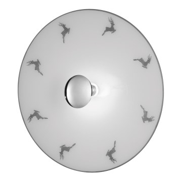 Kolarz A1353.61.XL.5.Gr.100 - Настінний світильник NONNA 1xE27/100W/230V олені сірий