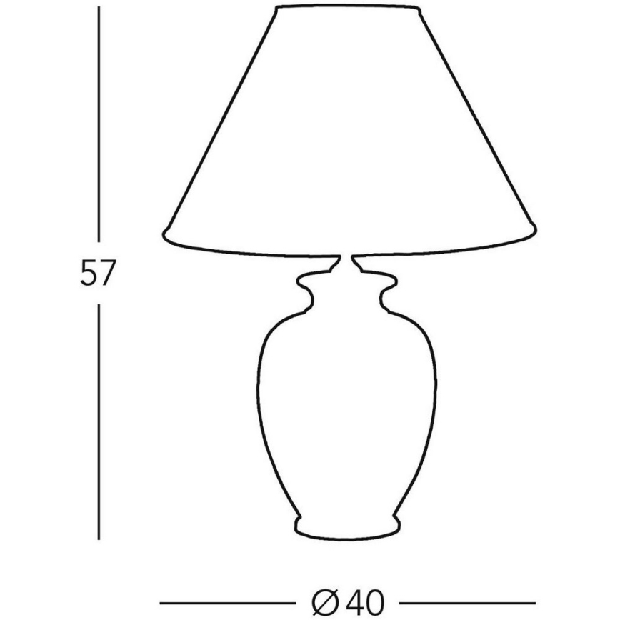 Kolarz A1354.71 - Настольная лампа GIARDINO 1xE27/100W/230V диаметр 40 см