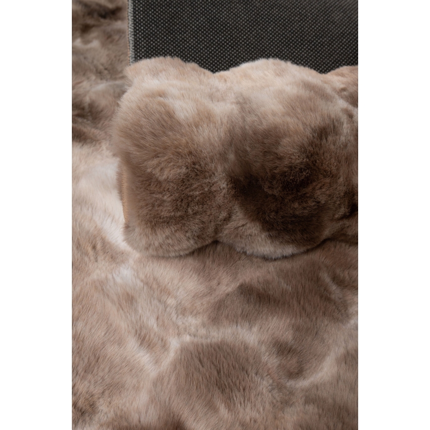 Kовер RABBIT BUBBLE 55x100 см коричневый