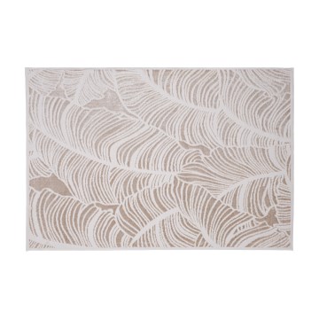 Kovér SALAMANCA 67x120 cm бежевый/белый/листовой узор