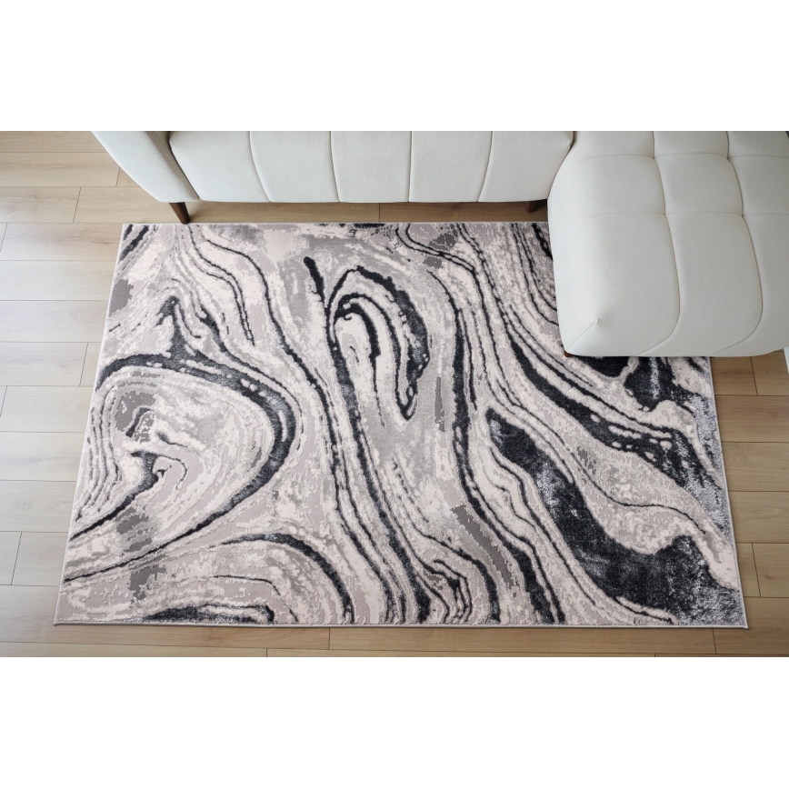 Kovёр STONE 120x160 см — серый/антрацит