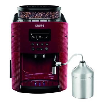 Krups - Автоматическая кофемашина с контейнером для молока ESSENTIAL 1450W/230V красный