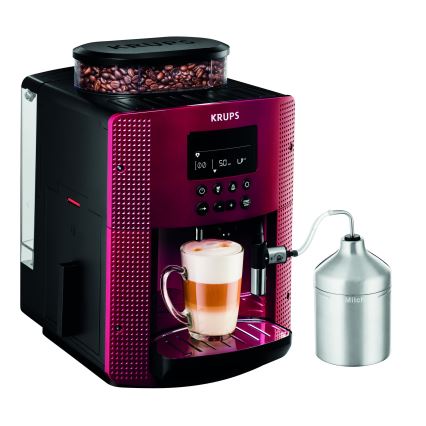 Krups - Автоматическая кофемашина с контейнером для молока ESSENTIAL 1450W/230V красный