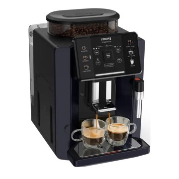 Krups - Автоматическая кофемашина с контейнером для молока SENSATION 1450W/230V черный