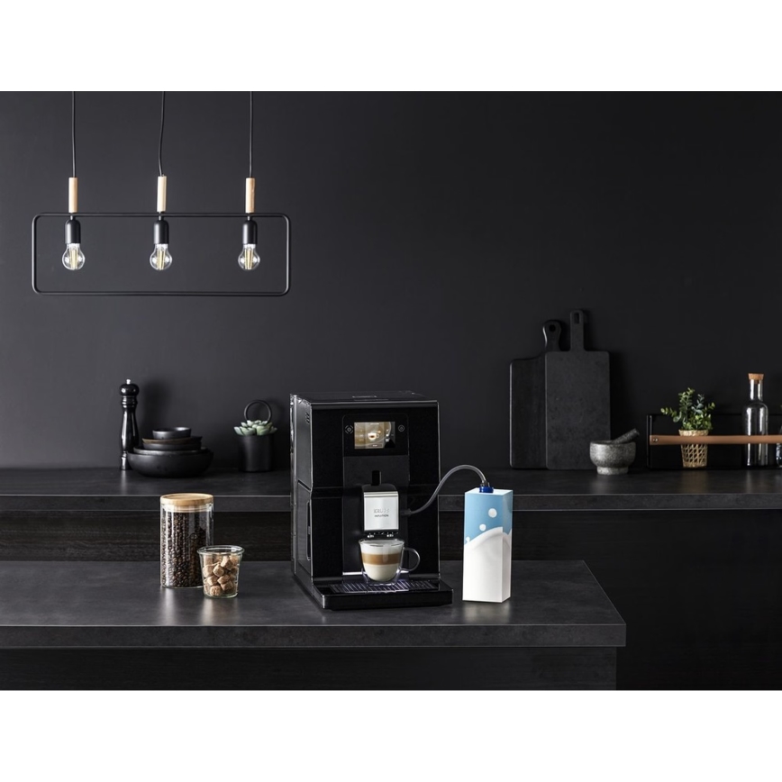 Krups - Автоматична кавоварка з контейнером для молока INTUITION PREFERENCE 1450W/230V чорний