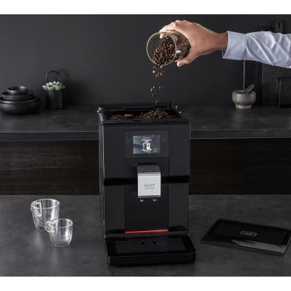Krups - Автоматична кавоварка з контейнером для молока INTUITION PREFERENCE 1450W/230V чорний