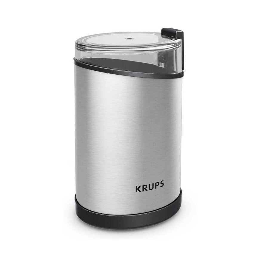 Krups - Электрическая кофемолка 85 г FAST-TOUCH 200W/230V матовый хром