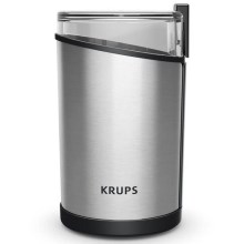 Krups - Электрическая кофемолка 85 г FAST-TOUCH 200W/230V хром