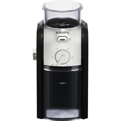 Krups - Електричний млинок для кави 110W/230V нержавіюча сталь/чорний