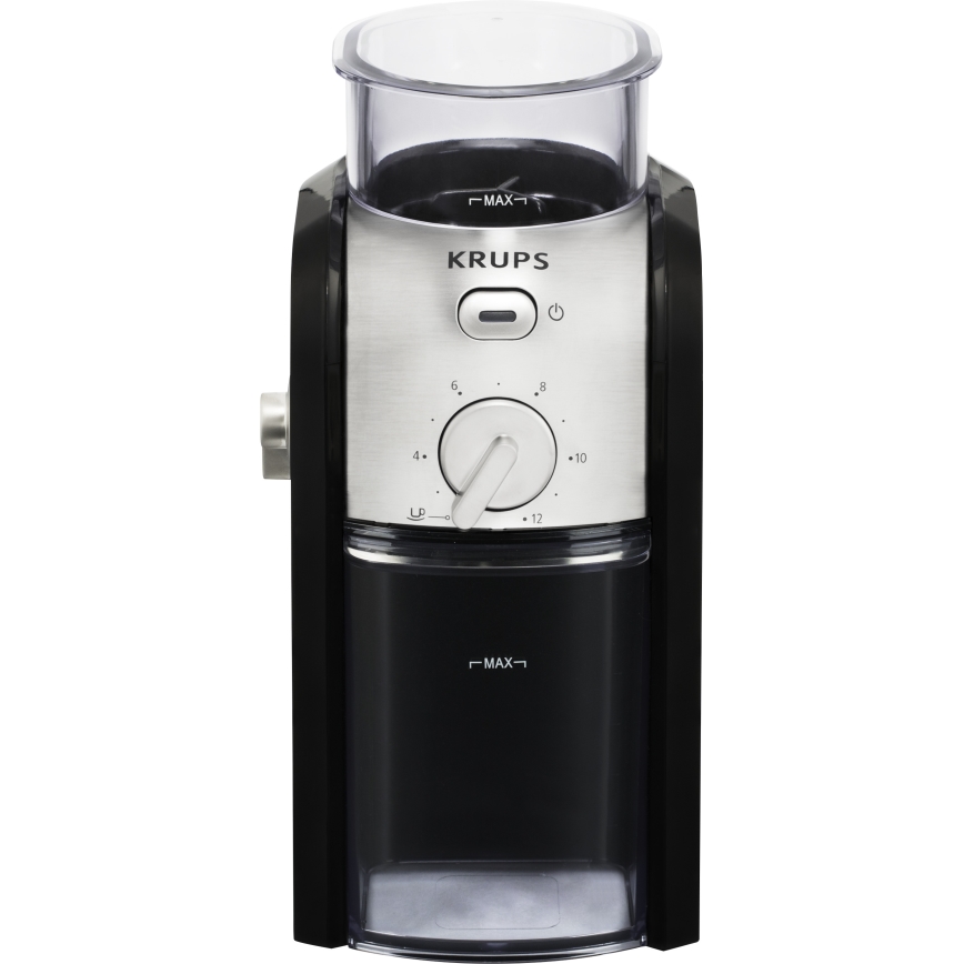 Krups - Електричний млинок для кави 110W/230V нержавіюча сталь/чорний