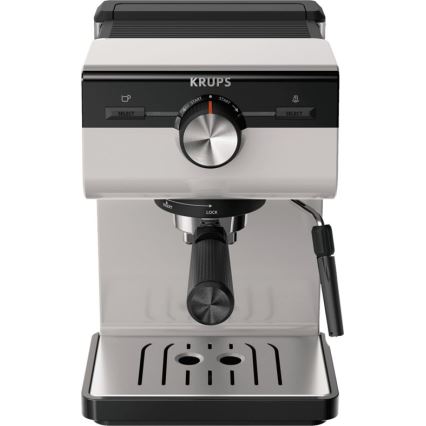 Krups - Ріжкова кавоварка на дві чашки AUTHENTIC 1450W/230V сірий