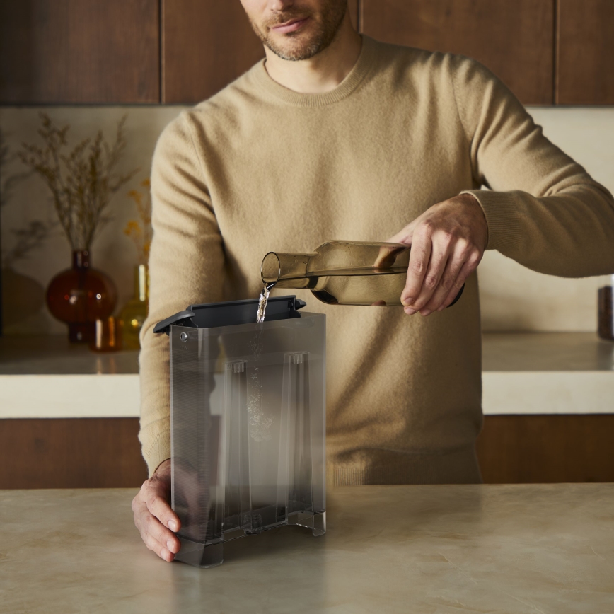 Krups - Ріжкова кавоварка на дві чашки AUTHENTIC 1450W/230V сірий