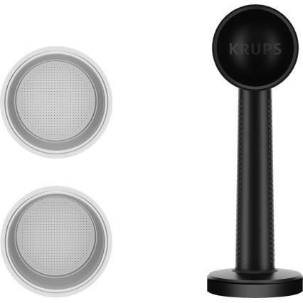 Krups - Ріжкова кавоварка на дві чашки AUTHENTIC 1450W/230V сірий