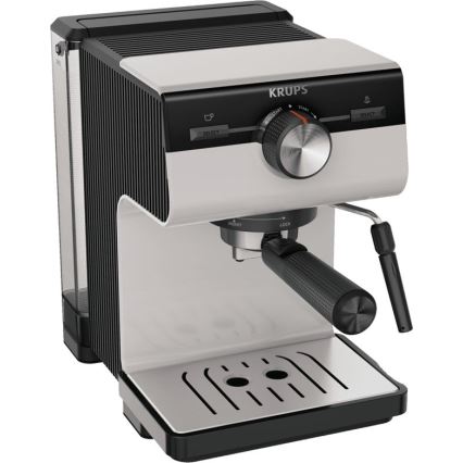 Krups - Рожковая кофеварка на две чашки AUTHENTIC 1450W/230V серый