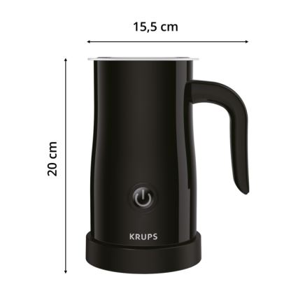 Krups - Вспениватель молока 300 мл черный