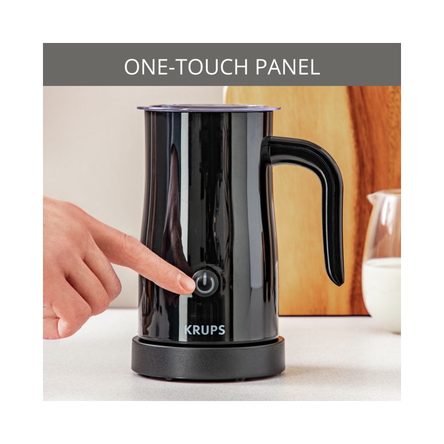 Krups - Вспениватель молока 300 мл черный