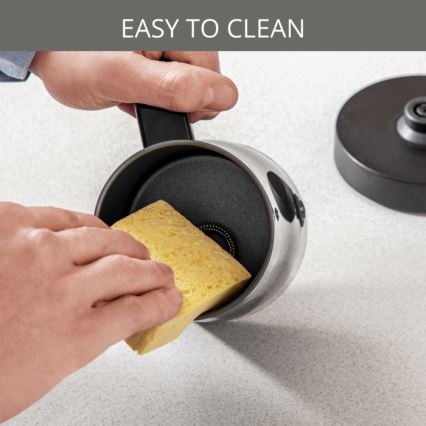 Krups - Вспениватель молока 300 мл черный