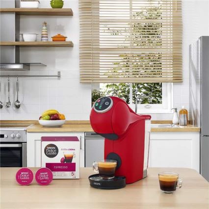 Krups - Капсульна кавоварка NESCAFÉ DOLCE GUSTO GENIO S PLUS 1500W червоний