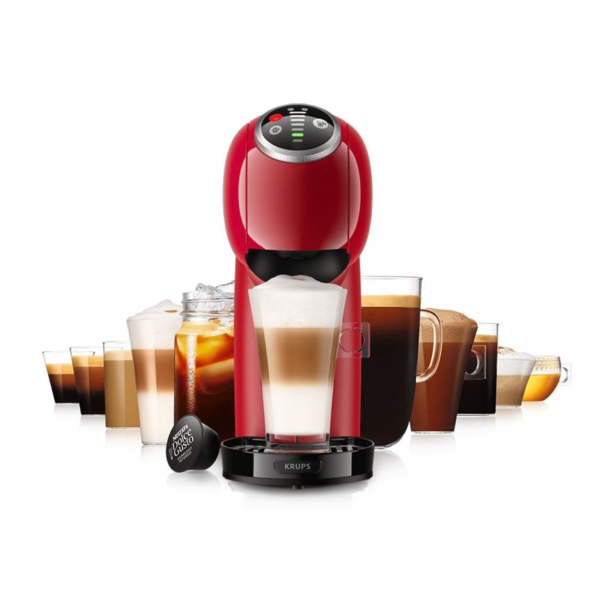 Krups - Капсульна кавоварка NESCAFÉ DOLCE GUSTO GENIO S PLUS 1500W червоний