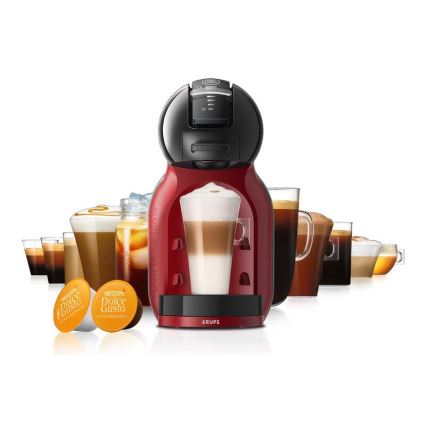 Krups - Капсульна кавоварка NESCAFÉ DOLCE GUSTO MINI ME 1500W/230V червоний/чорний