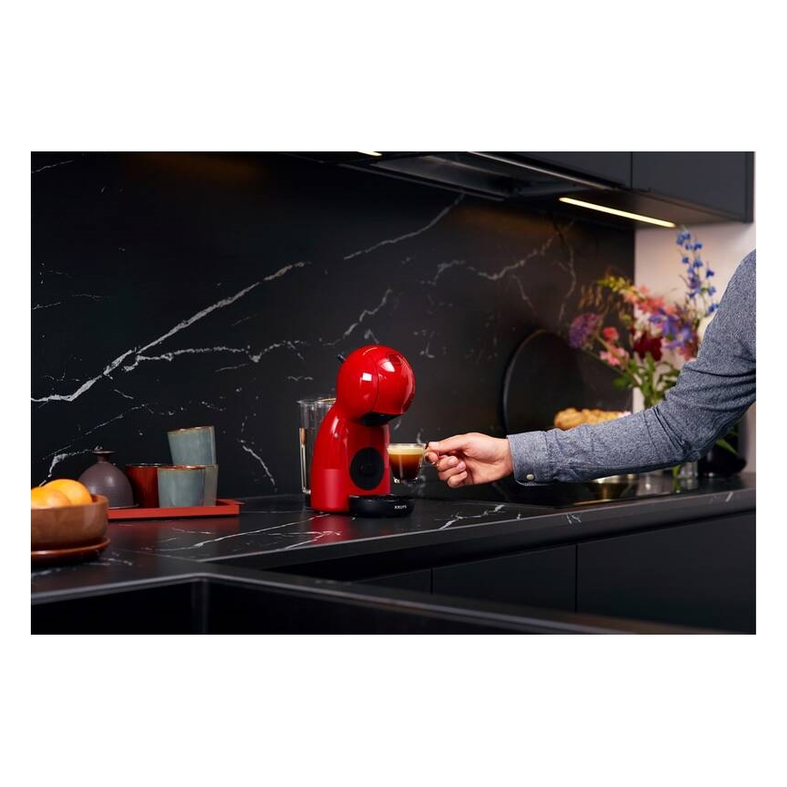 Krups - Капсульна кавоварка NESCAFÉ DOLCE GUSTO PICCOLO XS 1600W червоний