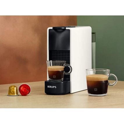 Krups - Капсульна кавоварка NESPRESSO Essenza mini 1310W/230V білий