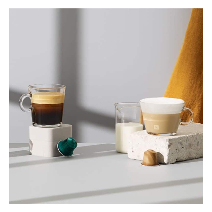 Krups - Капсульна кавоварка NESPRESSO Essenza mini 1310W/230V білий